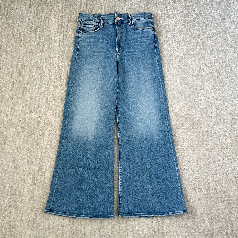 MOTHER Blue Flare & Wide Leg Jeans